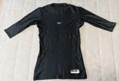 Mizuno ブラック 長袖 アンダーシャツ S