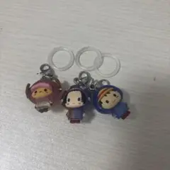 キャラクター フィギュア 3体セット　めじるし　ルフィ　ハンコック　チョッパー