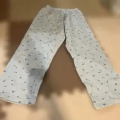 ✳️最終お値下げ✳️新品未使用花柄コットンパジャマ ズボンのみMサイズ 水色