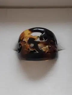 伝統的工芸品 『長崎べっ甲』 長崎べっ甲指輪 唐草