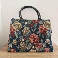 美品　BELINDAS ゴブラン織　ボストンバッグ