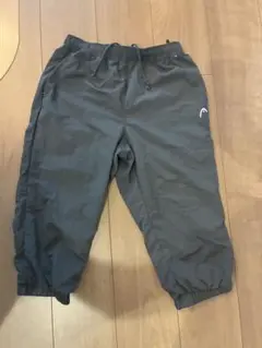 グレー ナイロン ランニングパンツ M