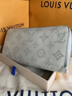 LOUIS VUITTON ルイヴィトン 長財布 ラウンドファスナー マヒナ