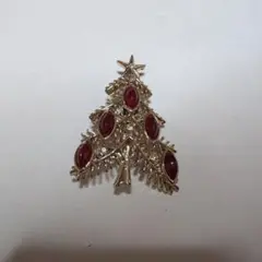 クリスマスツリーブローチ