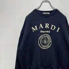 Mardi Mercredi マルディメクルディ スウェット トレーナー 古着