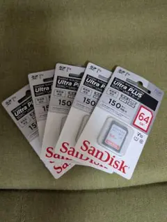 未開封 SanDisk Ultra PLUS 64GB 5枚セット
