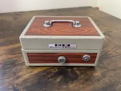 昭和レトロ　ビンテージ　金庫　ELM Director-S-Box ミニ金庫