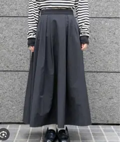 シャンブレータックスカート　フォークアンドスプーン