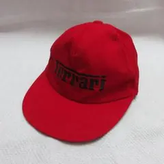 フェラーリ マニエッティ マレリ キャップ 帽子 刺繍 赤 ヴィンテージ レトロ