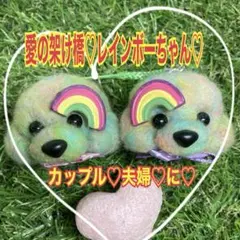 虹色トイプードル(レインボーちゃん)2匹セット