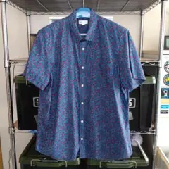 GAP 花柄 スリムフィット 半袖シャツ XL