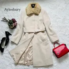 極美品❤️アリスバーリー ロングコート ラビットファー アンゴラ100% ベルト