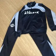 ATHLETA ジャージ ブラック グレー 150