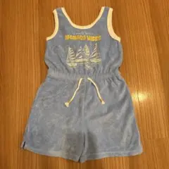ZARA KIDS タオル地 オーバーオール