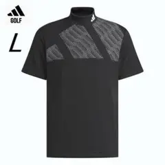 J2新品 L アディダス ゴルフ HY0941 モックネック 半袖シャツ