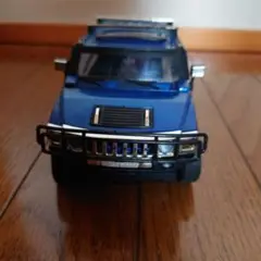 Hummer ミニカー 青 4ドア ルーフキャリア付き