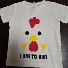 鶏デザイン Tシャツ 95cm