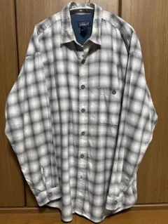 【希少】patagonia チェック柄ネルシャツ L