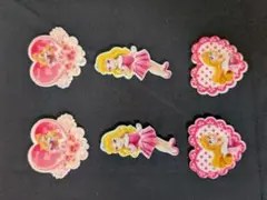 オーロラ姫デコレーションパーツ6個セット