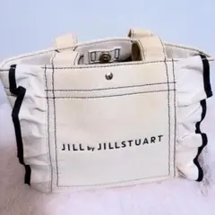JILL by JILLSTUART フリルトートバッグ 小 ホワイト