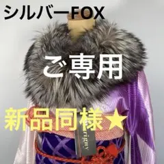 ★新品同様★帯結びが隠れないサイズ★SAGA FOX シルバーFOX★