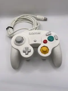 【動作確認済】任天堂 ゲームキューブコントローラー ホワイト 白 後期型