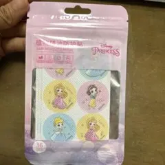 ディズニー　プリンセス　虫除けシール　36枚