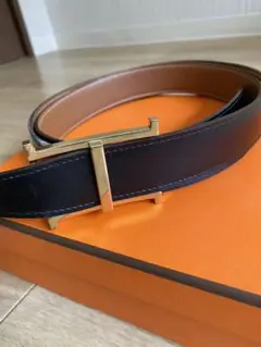 エルメス ベルト HERMES 本革 バックル付き 100