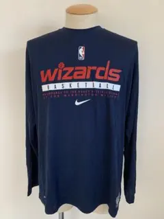 【新品未使用】２XL ナイキ　NBA　wizards ロンT 紺