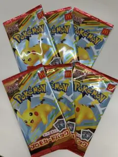 ポケモンカードパック 6パック ピカチュウ