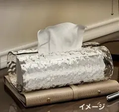 透明アクリル ティッシュボックス