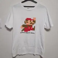 スーパーマリオ ピクセルアート Tシャツ Lサイズ