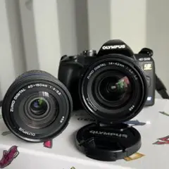 美品!OLYMPUS ダブルズームキットボディ軽量コンパクト手ぶれ補正