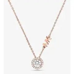 MICHEAL KORS ネックレス ローズゴールド