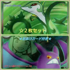 【PoKeMoN//カード】《ジャローダex /ＳＲ&クロバットex /ＳＲ》