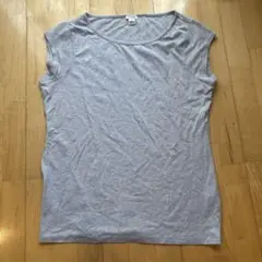 jcrew 麻混　tシャツ　薄紫　サイズm