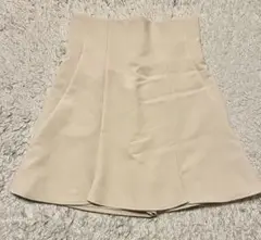 SNIDEL フレアーミニスカショーパン IVR アイボリー