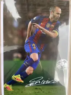 アンドレス・イニエスタ  Andres Iniesta直筆サイン