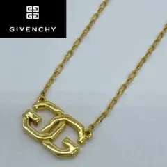【良品】GIVENCHY ジバンシー ネックレス GGロゴ 金 ゴールド