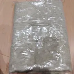 グレー チェック柄 カーテン ポリエステル