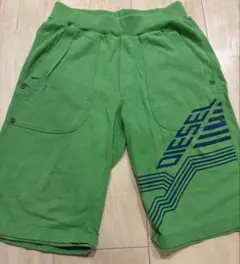 DIESEL 緑色 ハーフパンツ