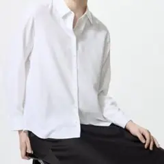 UNIQLO ユニクロ レーヨンブラウス ホワイト