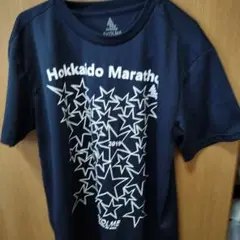 北海道マラソンtシャツ。