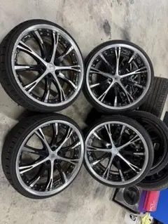 専用tomo0204様　WORK SCHWERT SC4 タイヤ・ホイールセット JDM WORK SCHWERT SC4 19inch 9J 10J +38 5H-114.3 4 Wheels