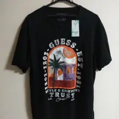 [新品未使用タグ付き]GUESS ブラック Tシャツ