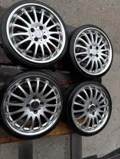 Carlson カールソン CR1/16 17インチ pcd100 5穴 Carlsson カールソン CR 1/11 EVO ホイール 4本 7J-17 PCD100 5