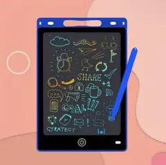 【新品】大人・子供おもちゃ ブルー タブレット お絵描き 描画ボード
