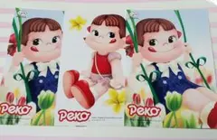 2008年e-センスCardペコちゃん2種類3枚【150円分切手込】はがき①-1