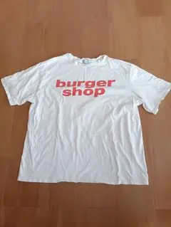 burger shop プリント Tシャツ