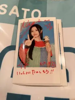 乃木坂46 井上和　NOGI CAFE 乃木カフェ ポラロイド風ステッカー